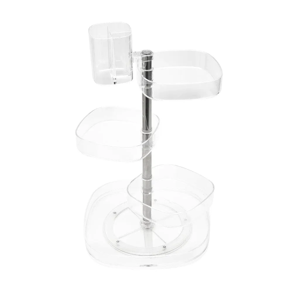 36cm H Adjustable Height Rotating Makeup Organizer