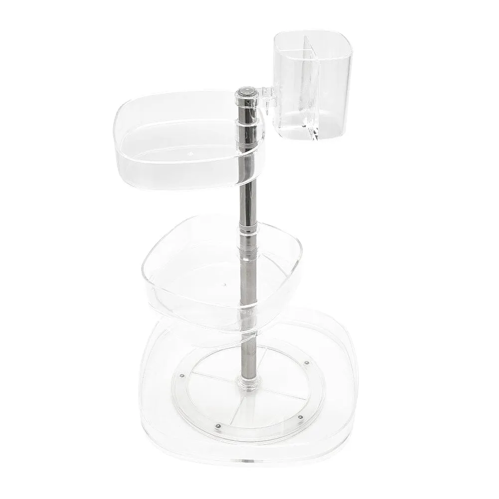 36cm H Adjustable Height Rotating Makeup Organizer