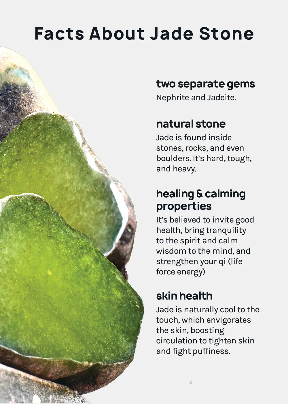 A  Jade Stone Gua Sha Tool