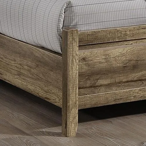 Alice Wooden Queen Bed Base Oak