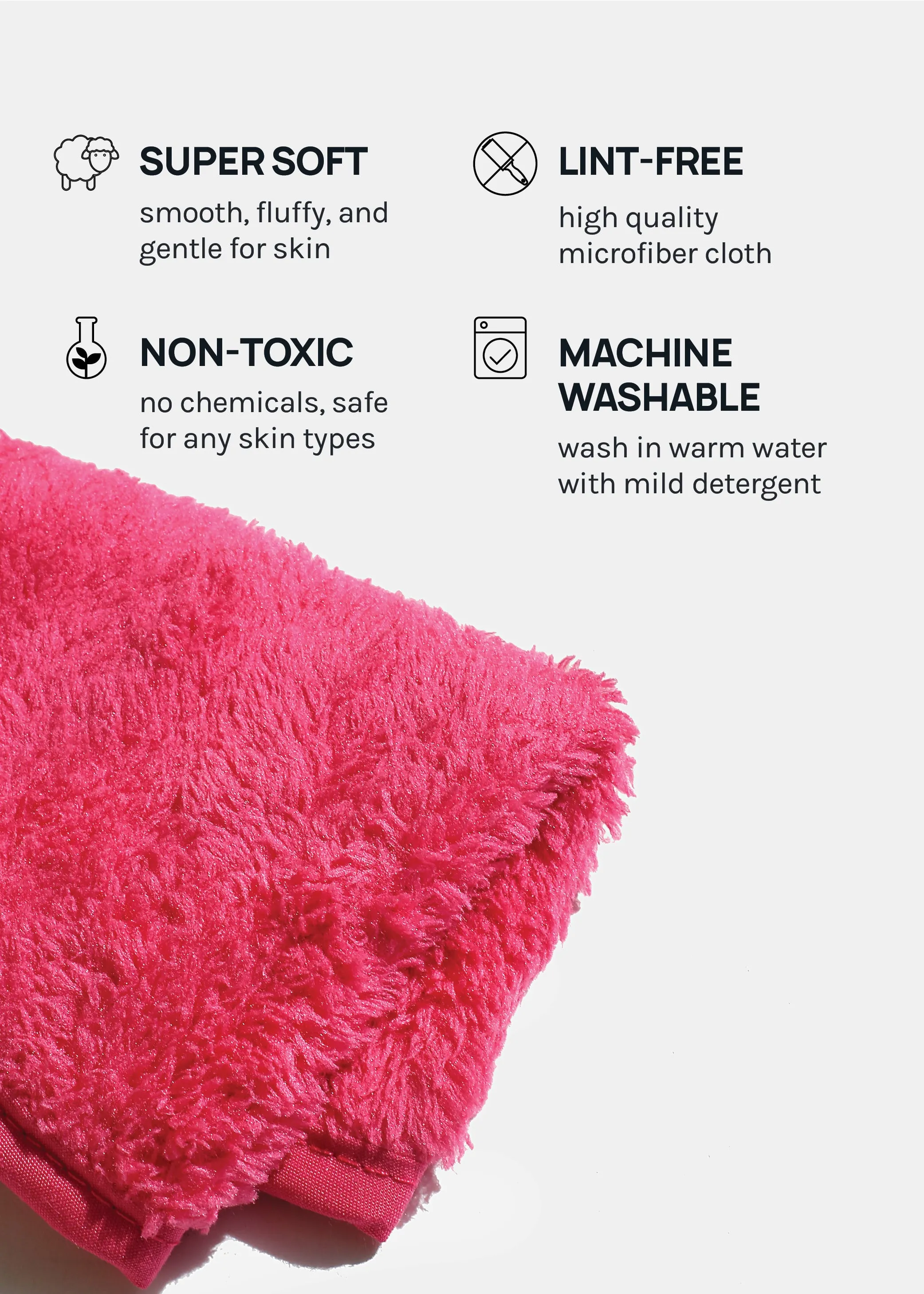 AOA Microfiber Washcloth Towel