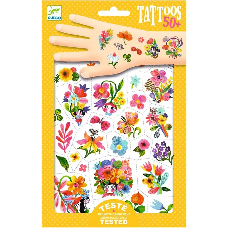 Aqua Flor Tattoos by Djeco