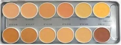 Bingeable Creme Color Foundation Base Palette Foundation (Multi color, 40 ml)