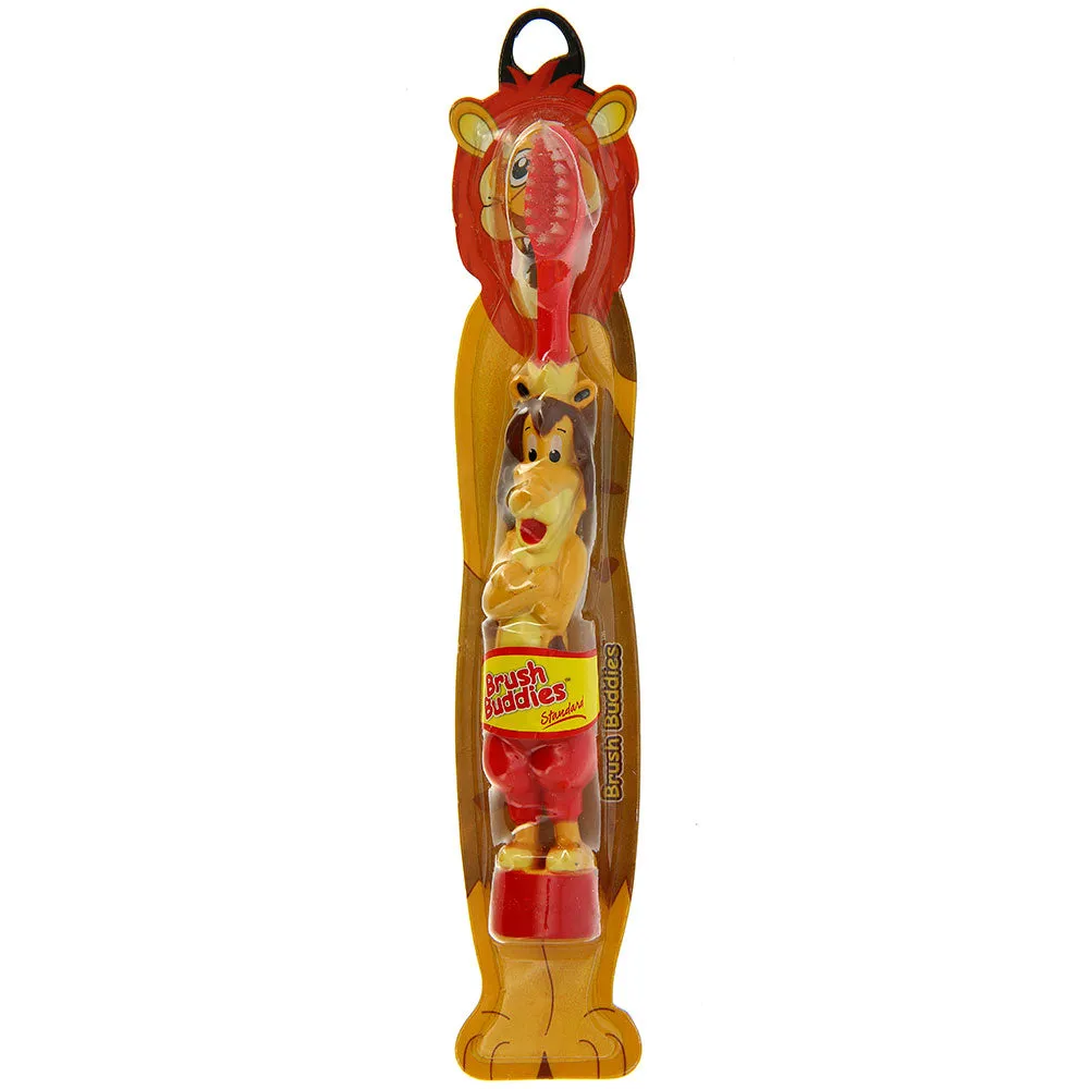 Brush Buddies Stand-in Leo (Lion) Toothbrush- Red