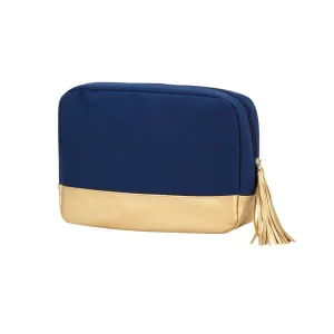 Cabana Gold Cosmetic Dopp Kit Travel Tote