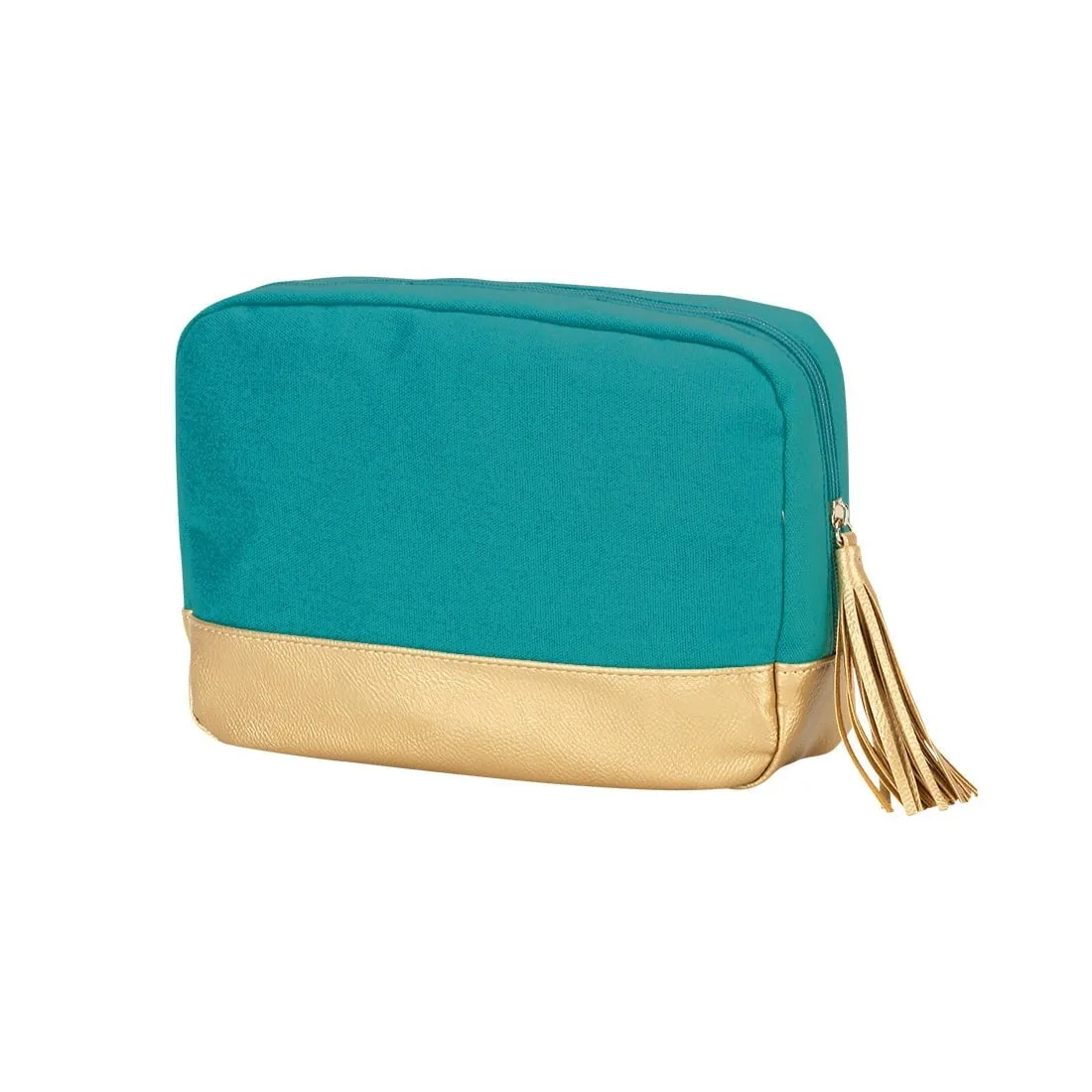 Cabana Gold Cosmetic Dopp Kit Travel Tote