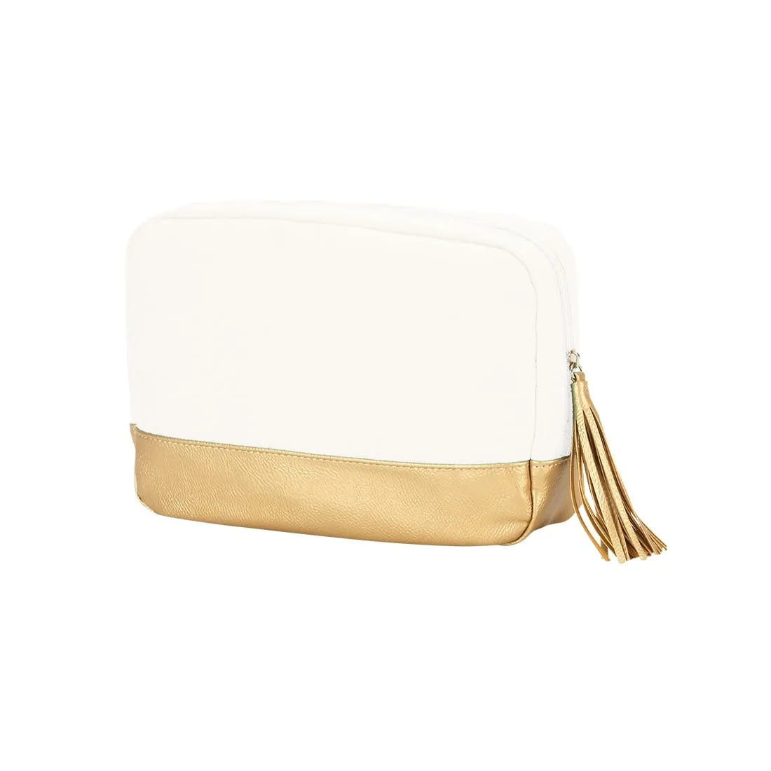 Cabana Gold Cosmetic Dopp Kit Travel Tote