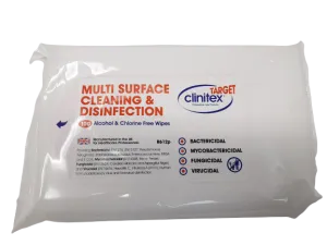 Clinitex Multi Surface Disinfection Wipes - Pack of 100 wipes