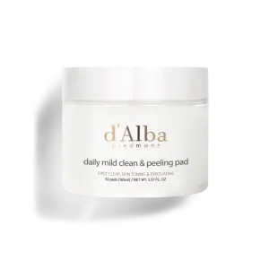 d'Alba Daily Mild Clean & Peeling Pad