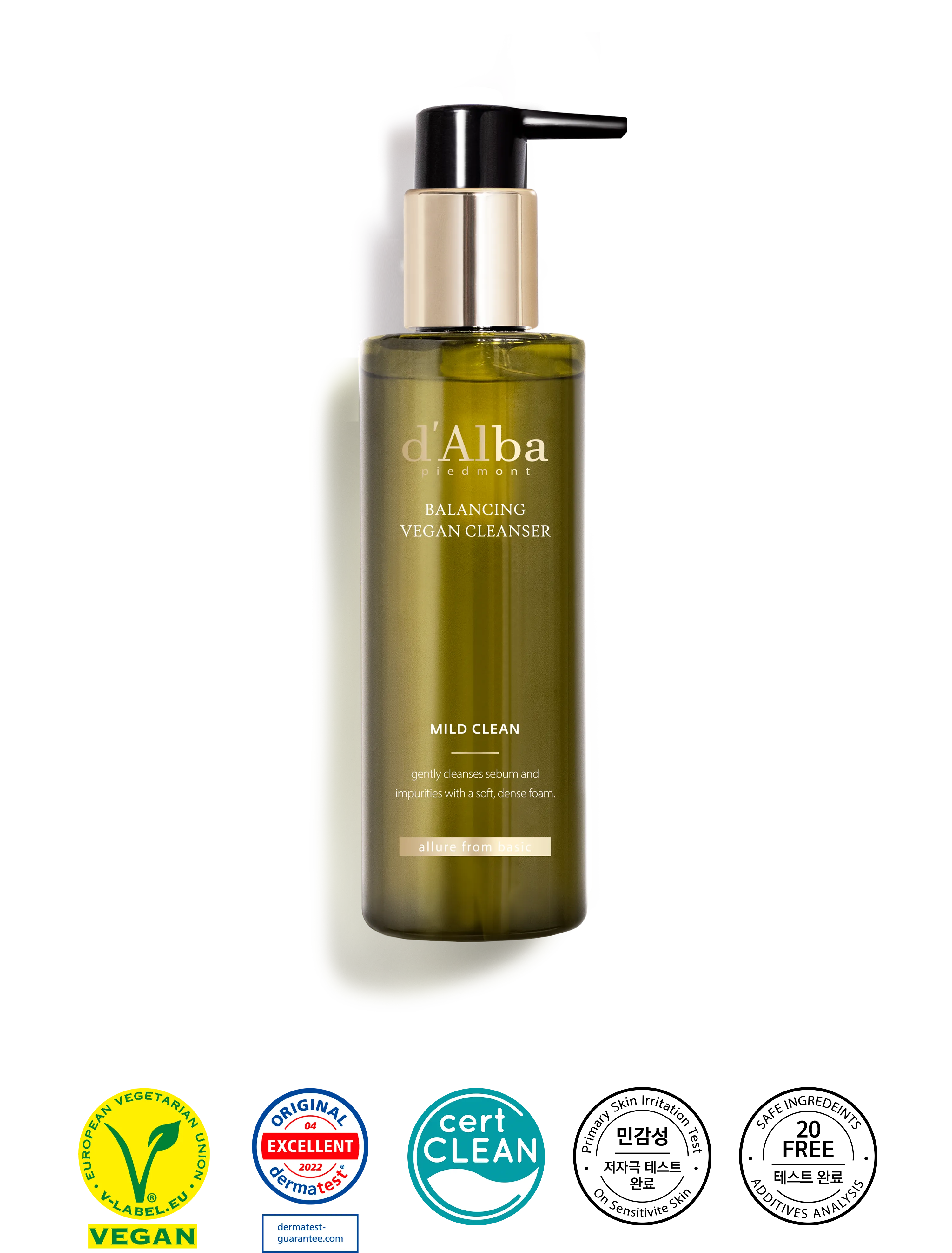 d'Alba Mild Skin Balancing Vegan Cleanser