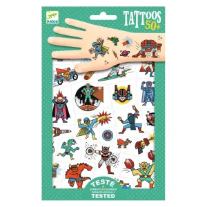 Djeco 50  Heroes Vs Villains Tattoos