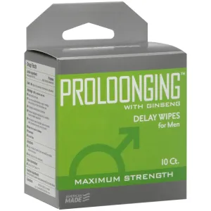 Doc Johnson Proloonging Wipes for Men