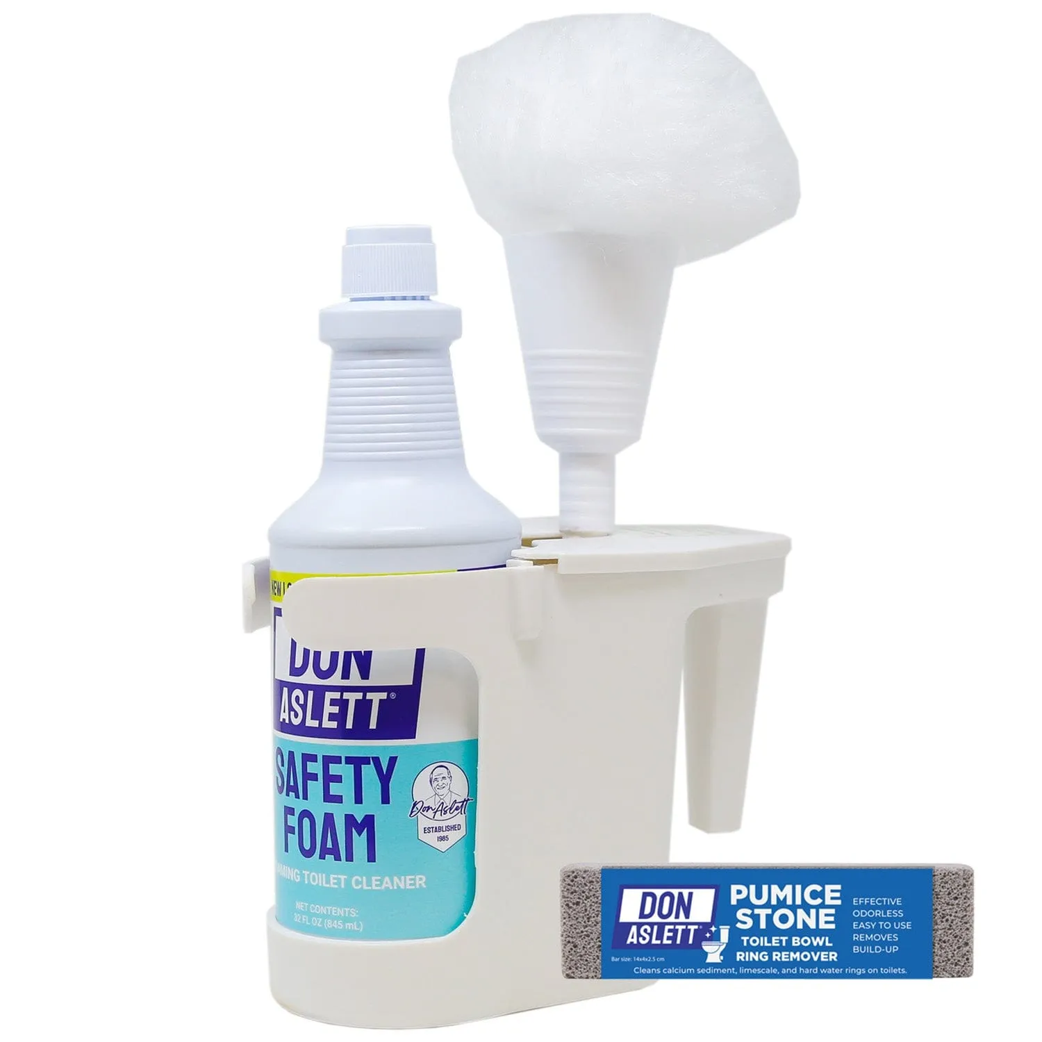 Don Aslett Safety Foam Toilet Kit - Clean Like A Pro