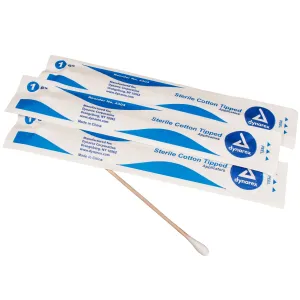 Dynarex - Sterile 6" Cotton Tipped Wood Applicators