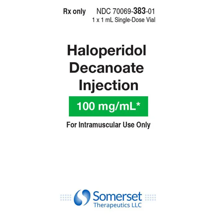 Haloperidol Decanoate Injection 100 mg Single Dose Vial- Somerset (RX)