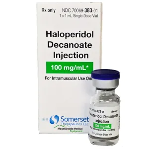 Haloperidol Decanoate Injection 100 mg Single Dose Vial- Somerset (RX)