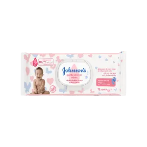 JOHNSON'S GENTLE ALL OVER WIPES 72PCS