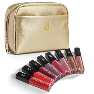 Lip Gloss Set Cosmetic Case