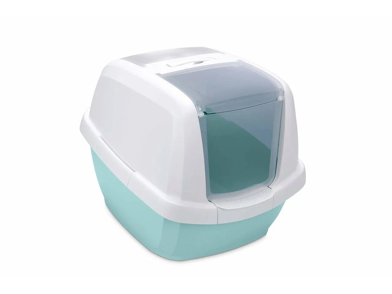 Maddy cat Litter White/Teal