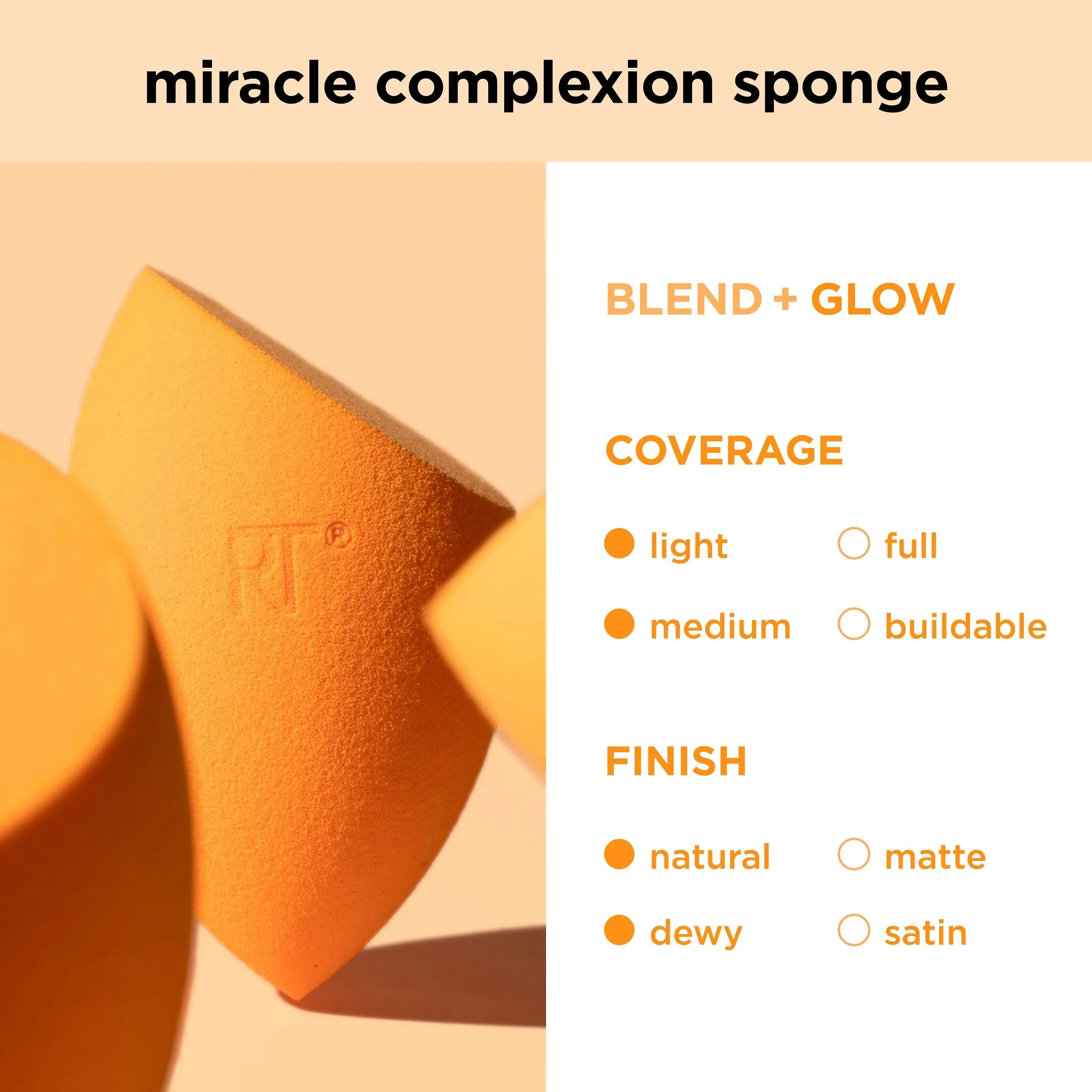 Miracle Complexion Sponge Makeup Blender   Travel Case