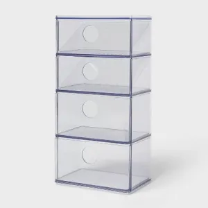 New - Acrylic Accessory Organizer with Drawer - Brightroom