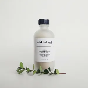 petal, leaf, root. by Just the Goods facial cleansing grains for dry skin