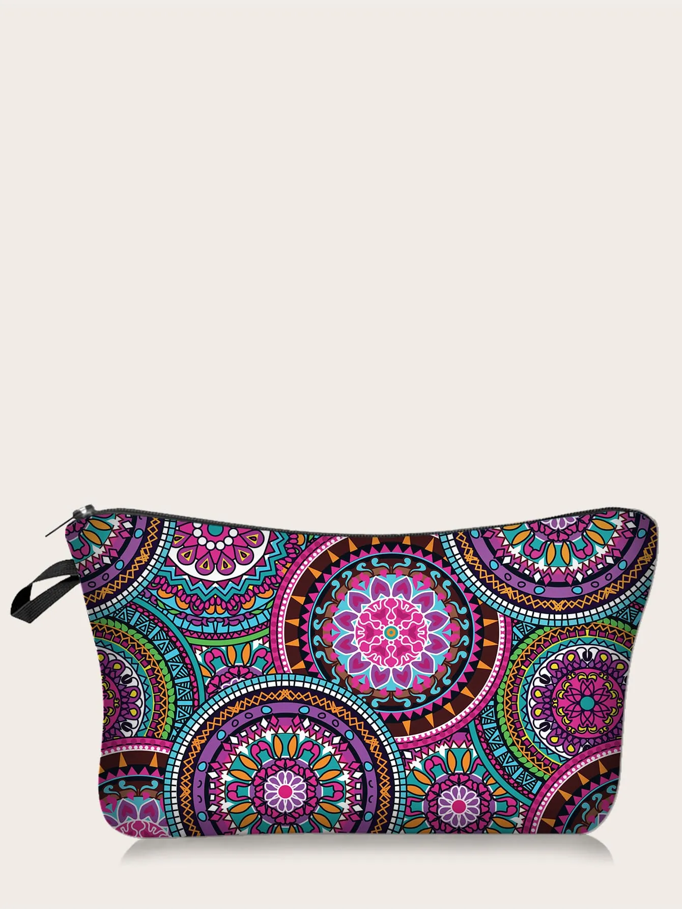 Purple Mandala Cosmetic Bag Makeup Bag Cosmetic Organizer Toiletries Bag Makeup