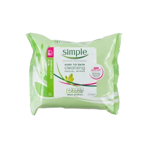 Simple Cleansing Facial Wipes 25pcs