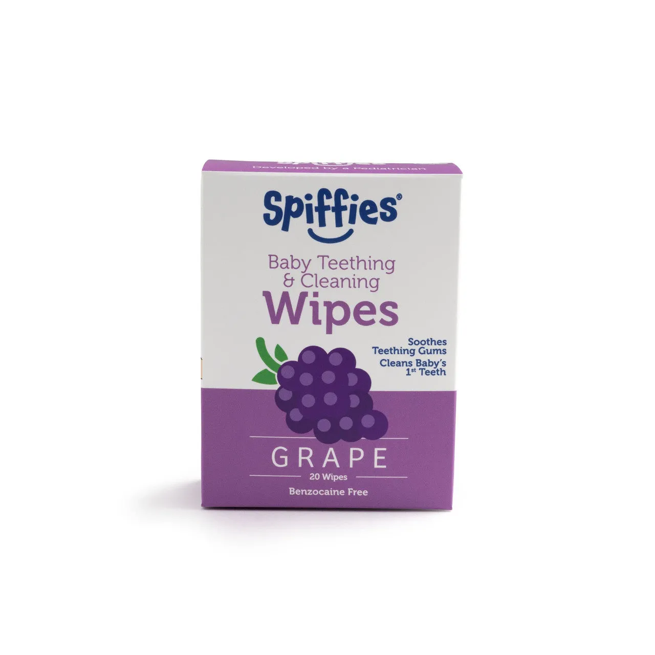 Spiffies Toothwipes Grape 20s Exp: 11/24