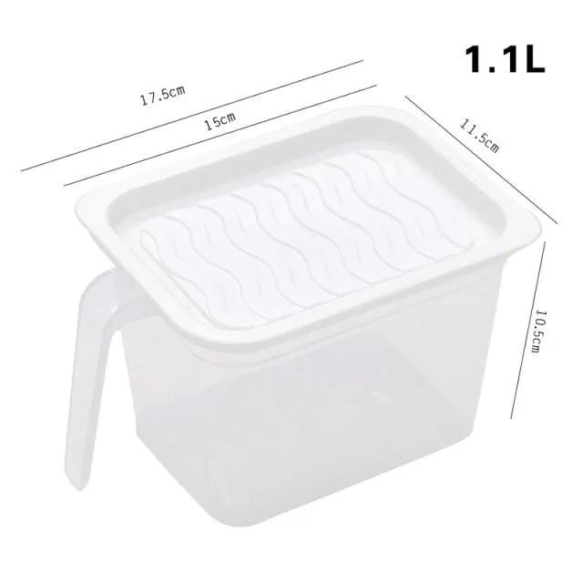 Stackable Refrigerator Transparent Storage Box