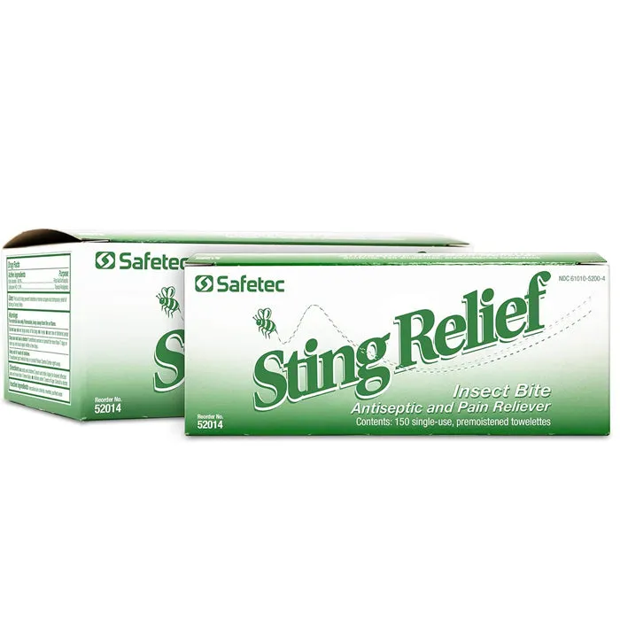 Sting Relief Insect Bite Relief Wipes 150/box