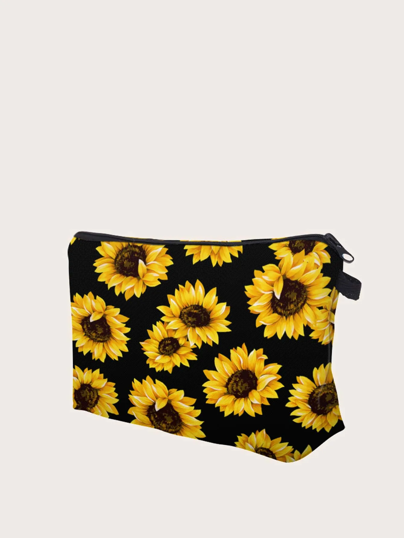 Sunflower Bloom Makeup Bag Cosmetic Organizer Toiletries Bag Makeup Organizer