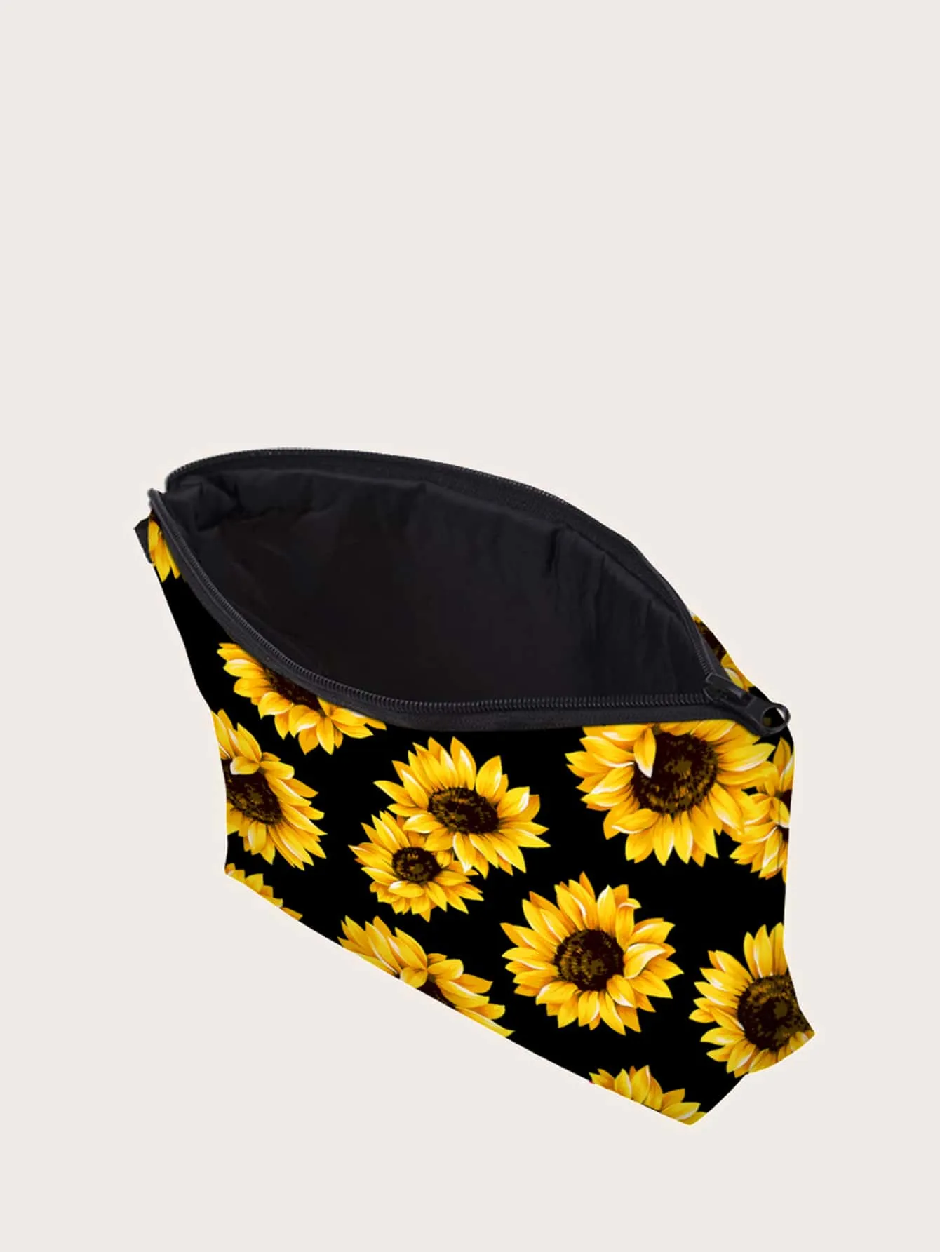 Sunflower Bloom Makeup Bag Cosmetic Organizer Toiletries Bag Makeup Organizer