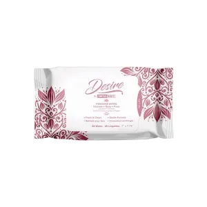 Swiss Navy Desire Unscented Feminine Wipes