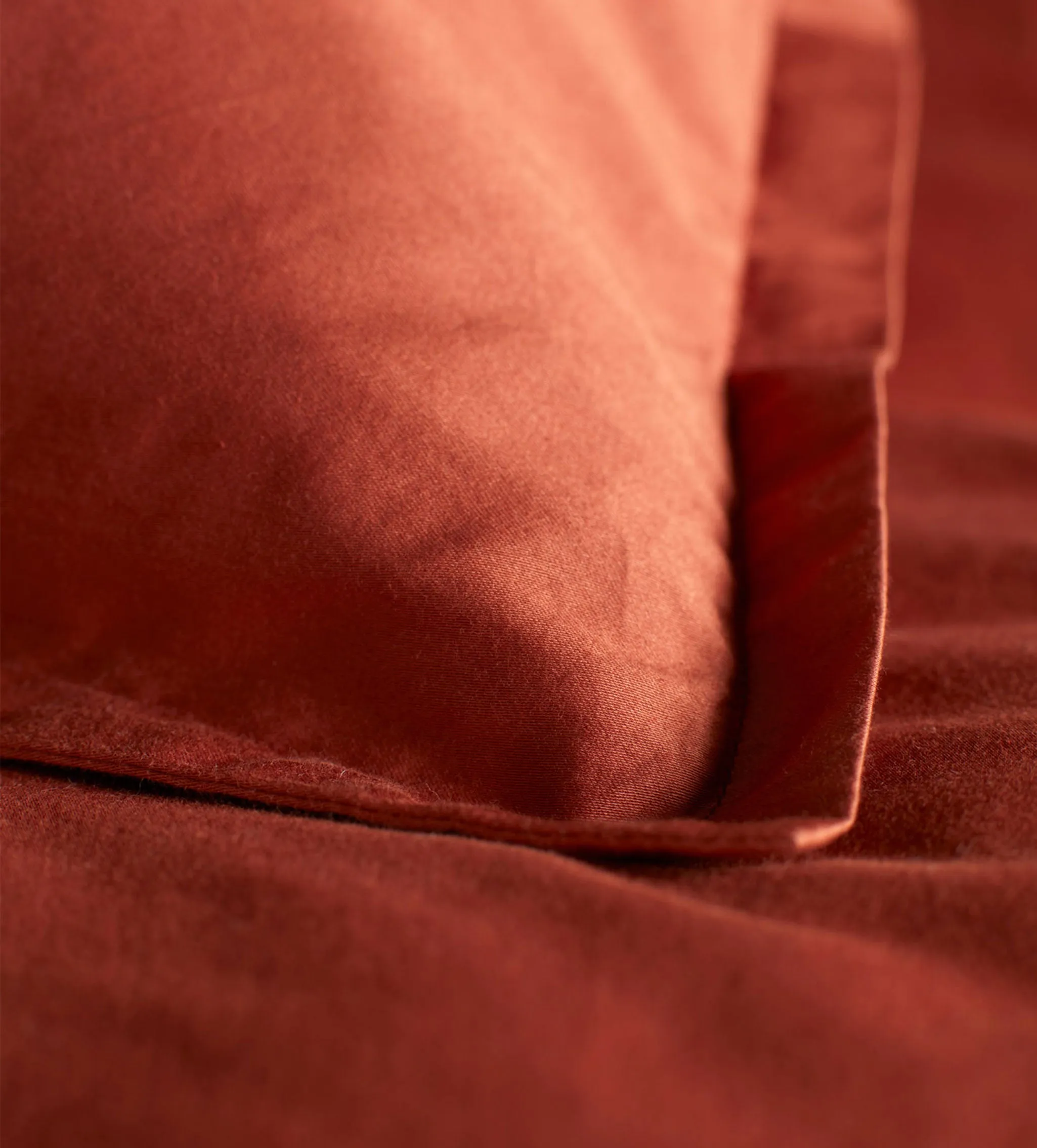 Terracotta Super Soft 100% Cotton Duvet Cover