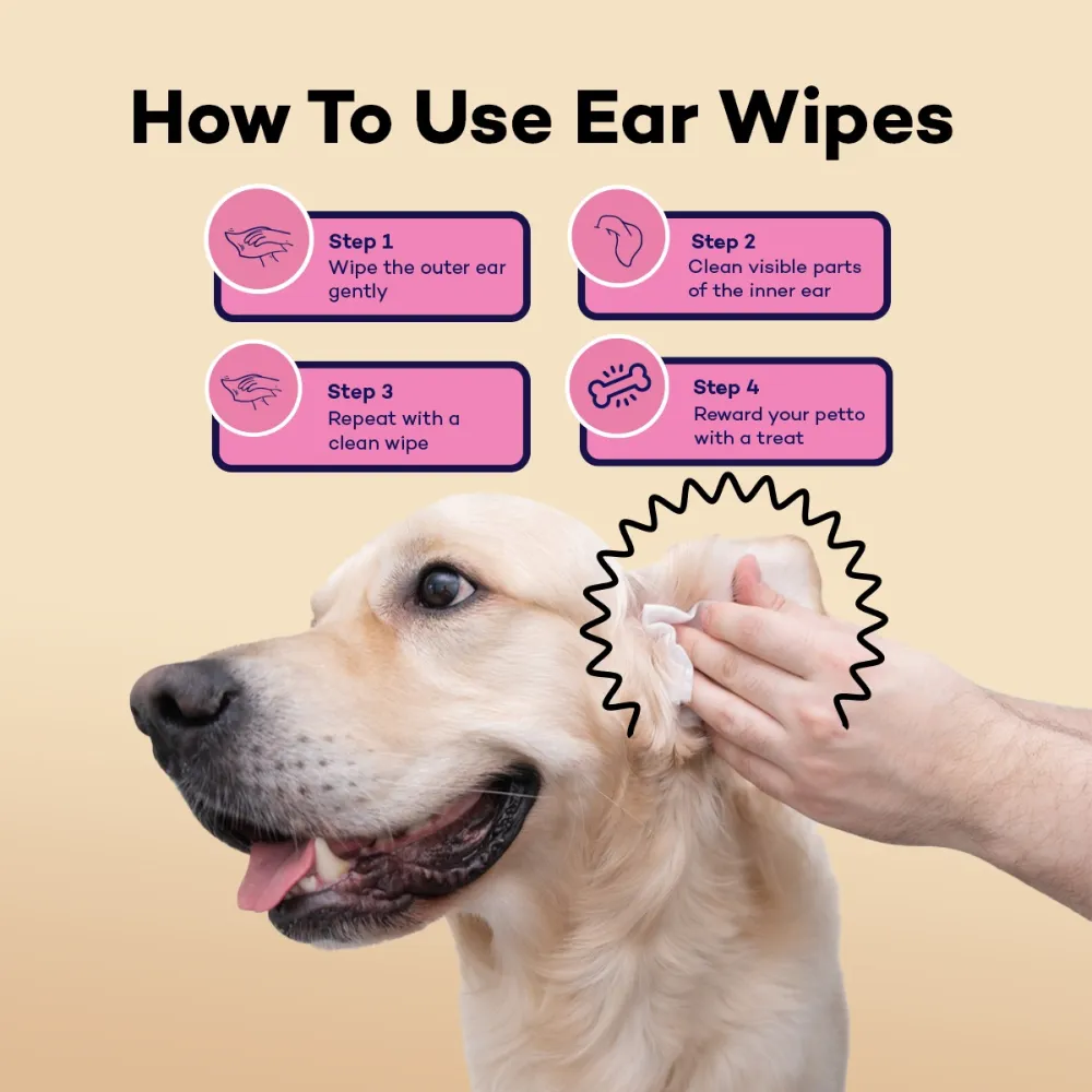 The Good Paws Clean & Clear Ear Pads for Dogs and Cats